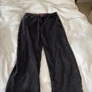 Edikted Black Wide Leg jeans